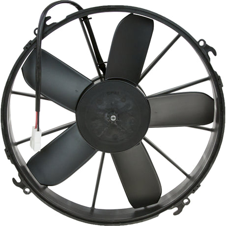 FAN ASSEMBLY 12in STRAIGHT BLADE PUSHER 24V WATERPROOF 25-11139-24