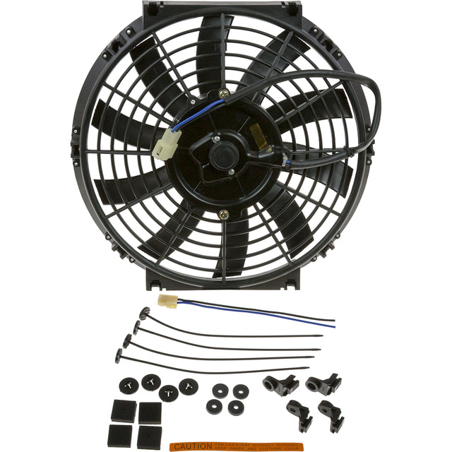FAN ASSEMBLY 10in 12V PUSHER REV S BLADES 256mm 25-14812