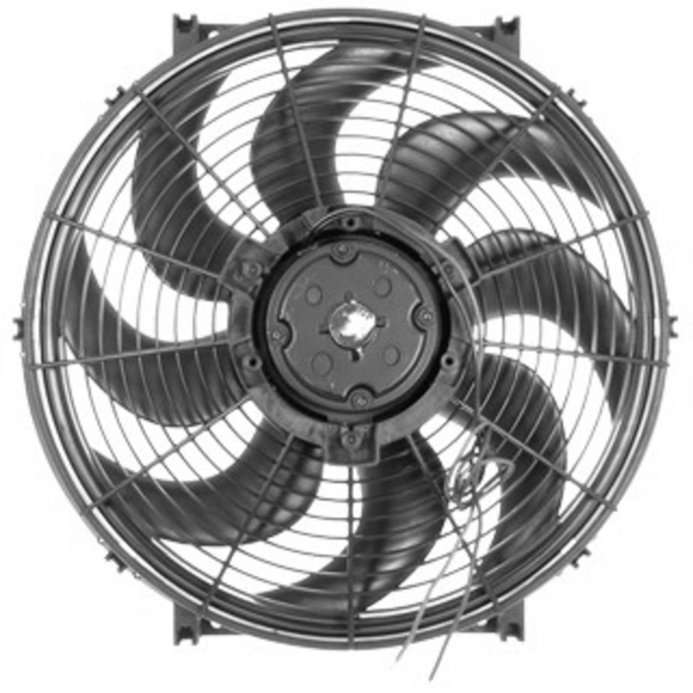 FAN ASSEMBLY 16in 12V PUSHER S BLADES 389mm 225W 25-14846