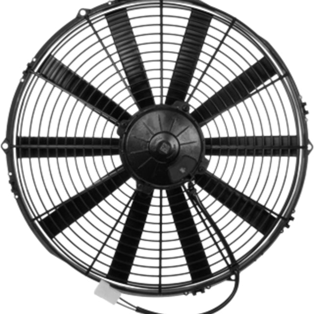 FAN ASSEMBLY 16in HP PULLER SPAL 12V STRAIGHT BLADE 25-14904