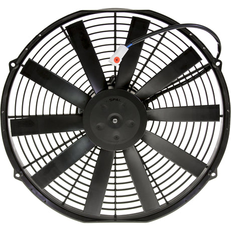 FAN ASSEMBLY 14in PUSHER 12V STRAIGHT MED PROFILE 25-14924-S