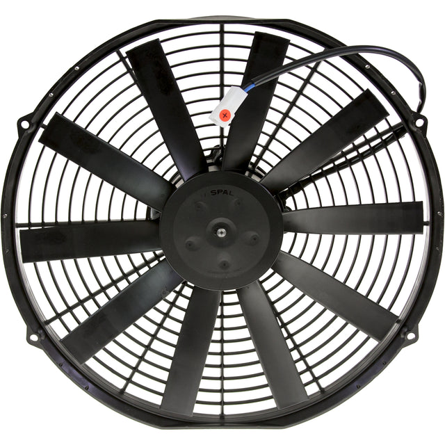 FAN ASSEMBLY 14in PUSHER 12V STRAIGHT MED PROFILE 25-14924-S