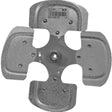 FAN 10in CW 4 BLADE ALUM 5/16in BORE 25-R8100