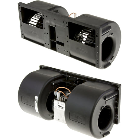 Blower Assembly Dual Spal 12V W/3 Speed Resistor 26-20012