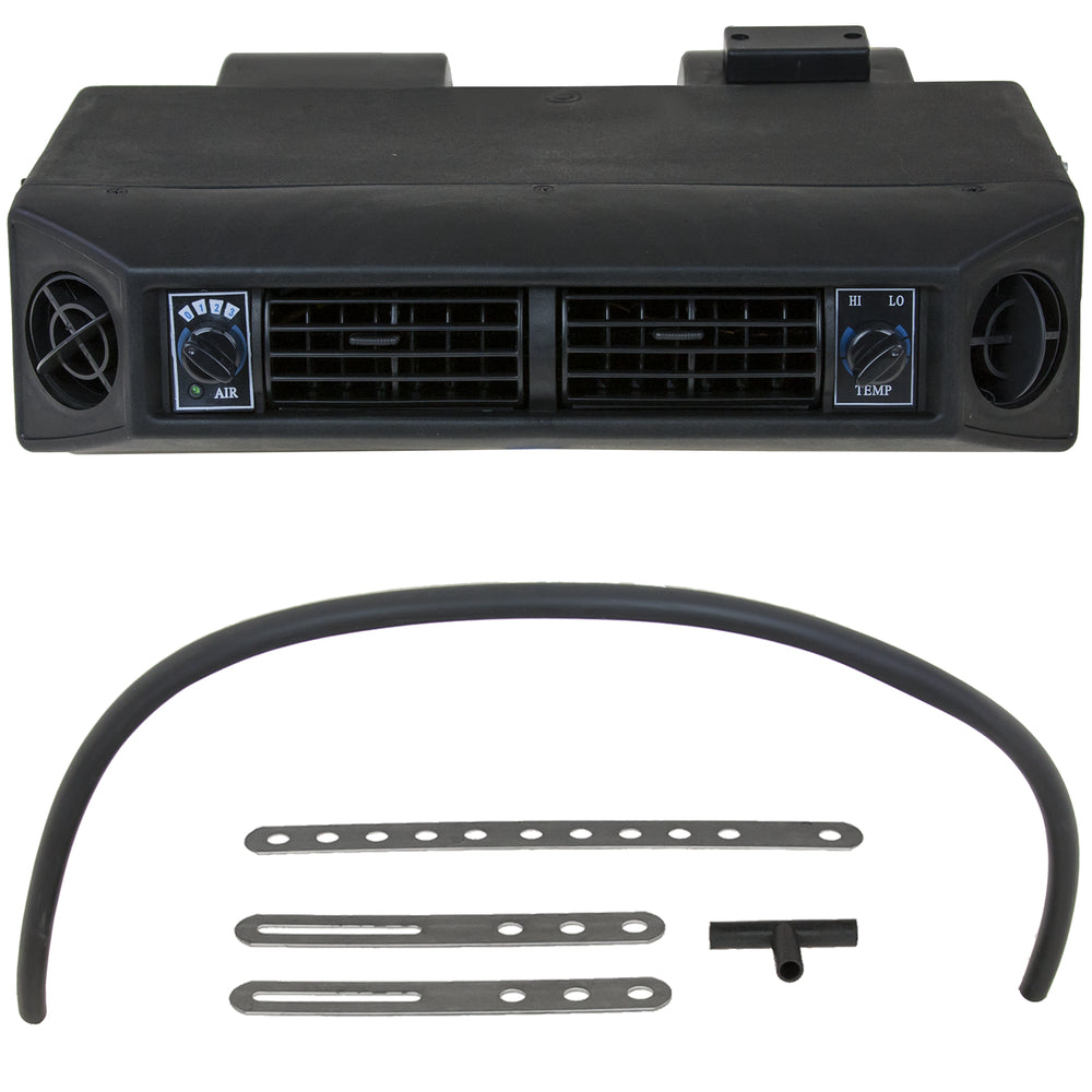 Evaporator Assembly Under Dash 2 Louvers 2 Grilles 12V 27-50027-AM