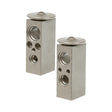 EXPANSION VALVE BLOCK 3/8 1/2 5/8 3/4 TO MINI R134a 31-30926