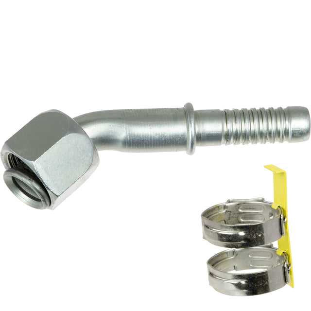 FTG 45 DEG #10 FFLx#10 AIROCRIMP W/CLAMP 35-AN1113C