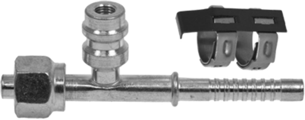 FTG STR #6 FOR x #6 W/R134 PORT AIR-O-CRIMP 35-AN1301-3C