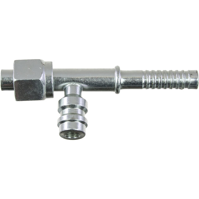 FTG STR #8 FOR x #8 W/R134 PORT AIR-O-CRIMP 35-AN1302-3