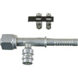 FTG STR #8 FOR x #8 W/R134 PORT AIR-O-CRIMP 35-AN1302-3C