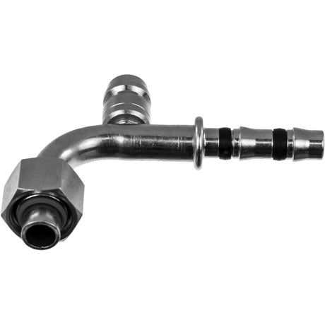 FTG 90° #8 FOR x #8 QC HOSE W/PORT 35-QC1322-3