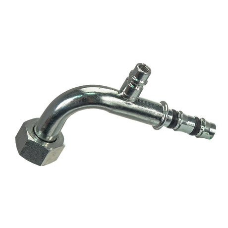 FTG 90° #10 FOR x #10 QC HOSE W/PORT 35-QC1323-3