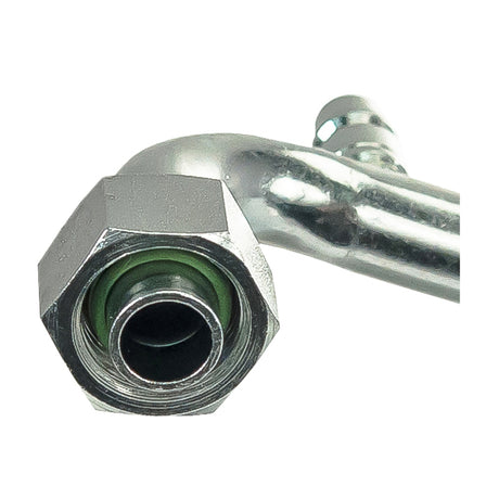 FTG 90° #10 FOR x #10 QC HOSE W/PORT 35-QC1323-3