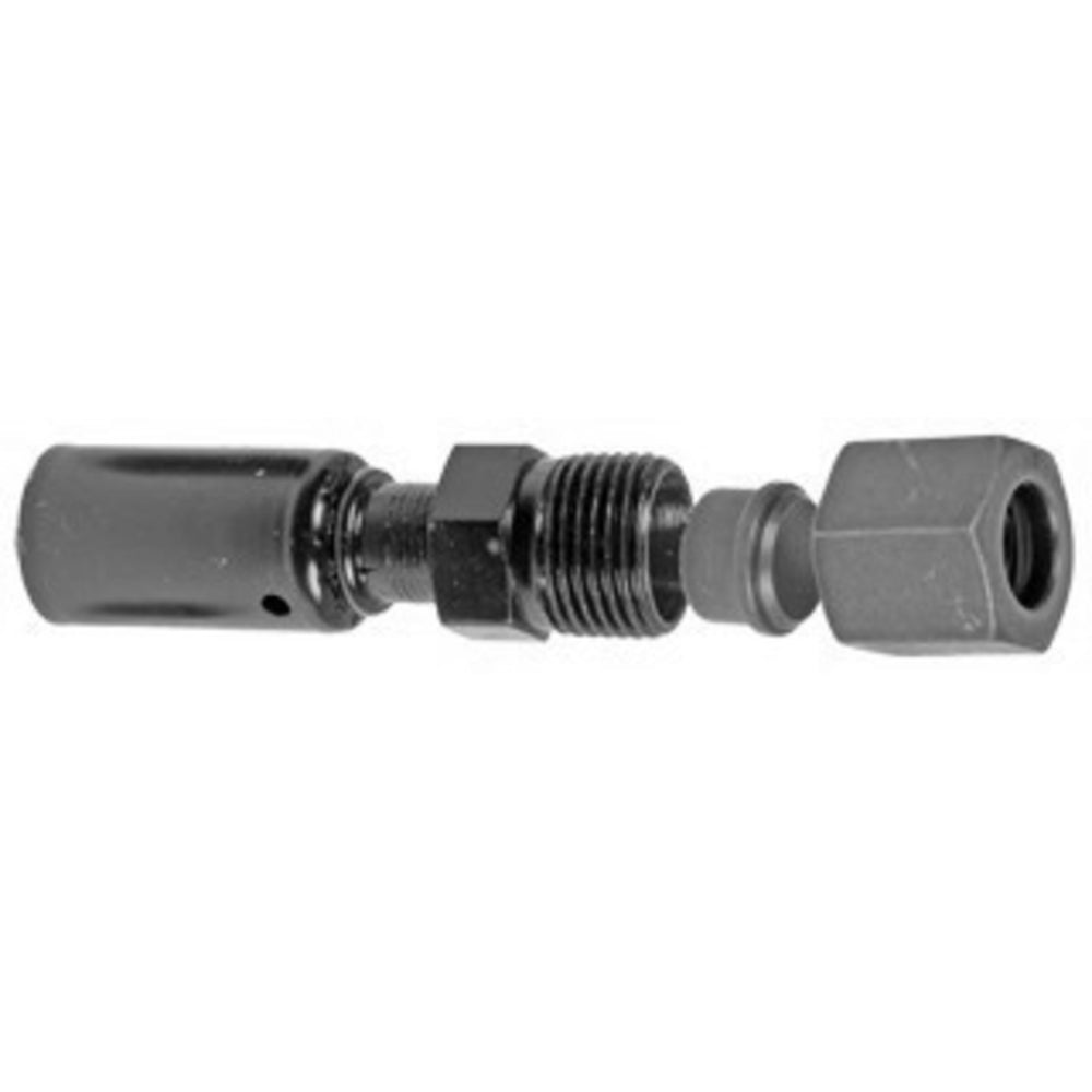 FTG COMPRESSOR STRT 1/2in TUBE x #8 BL RB STL 35-R2902-STL