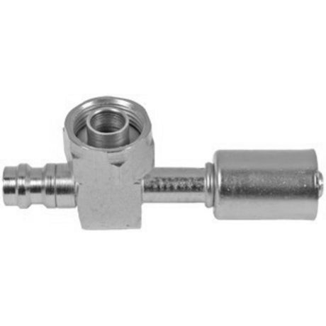FTG STL 90 DEG 1X14 FTO X #8 BL W/ 16mm R134A CP 35-S2142-3