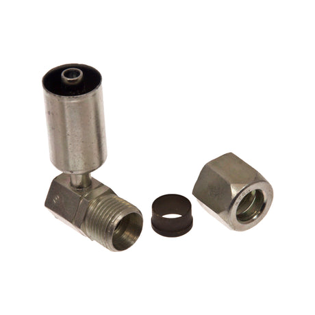 FTG STEEL 90 DEG 5/8in COMPRESSION x #10 BL 35-S2923