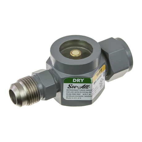 MOISTURE INDICATOR SIGHT GLASS 3.5in 1/2MF x 1/2FF 37-10867