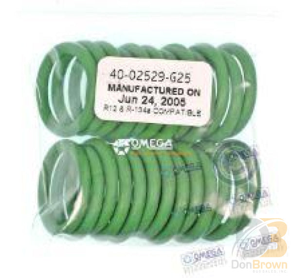 40-02529-G25 Oring Service Valve Seal Green 25 Pk Air Conditioning