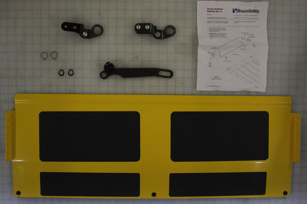 403987AKS Assembly Inboard Barrier 34 IN Wide Platforms Kit Shipout
