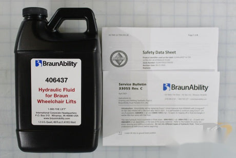 406438KS 406437 Hydraulic Fluid 2QT Kit Shipout - Don Brown Bus Parts