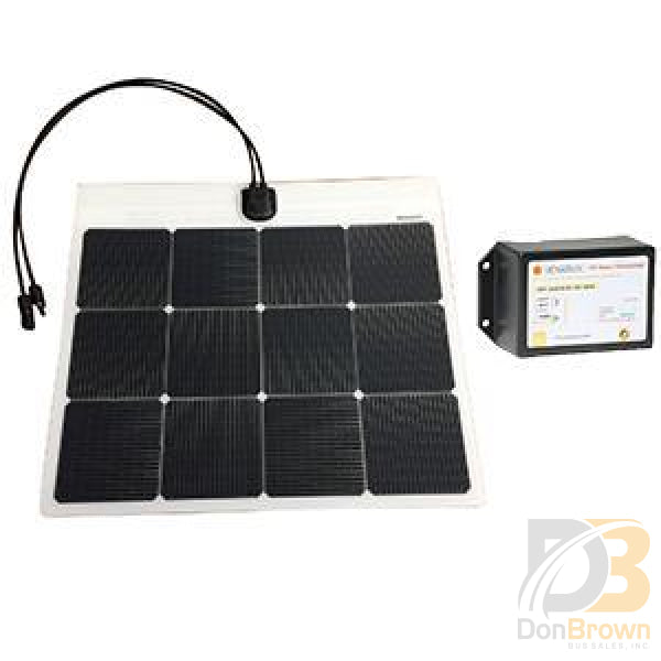 50W 12 Cell White Panel Solar Module With 12Vdc Genasun Gv-B8 Controller Kit 4499173 1001691853 Air