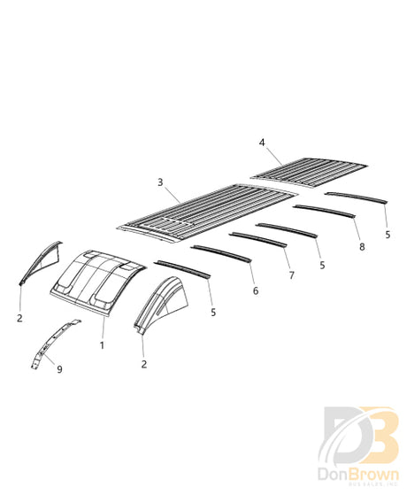 68134044AA Roof Panel