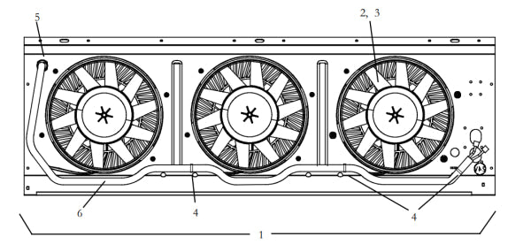 77-00274-11/Y19-CM303-11 CM-3 CONDENSER, W/SKIRT GRILL, AC