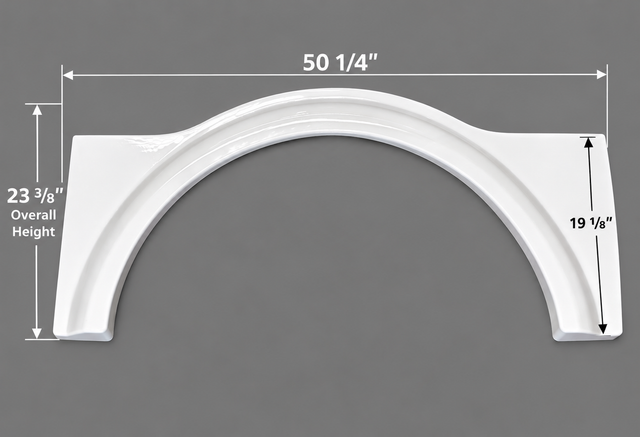 BX051452 ABS,WheelFlare, Rear CS/RS - Don Brown Bus Parts