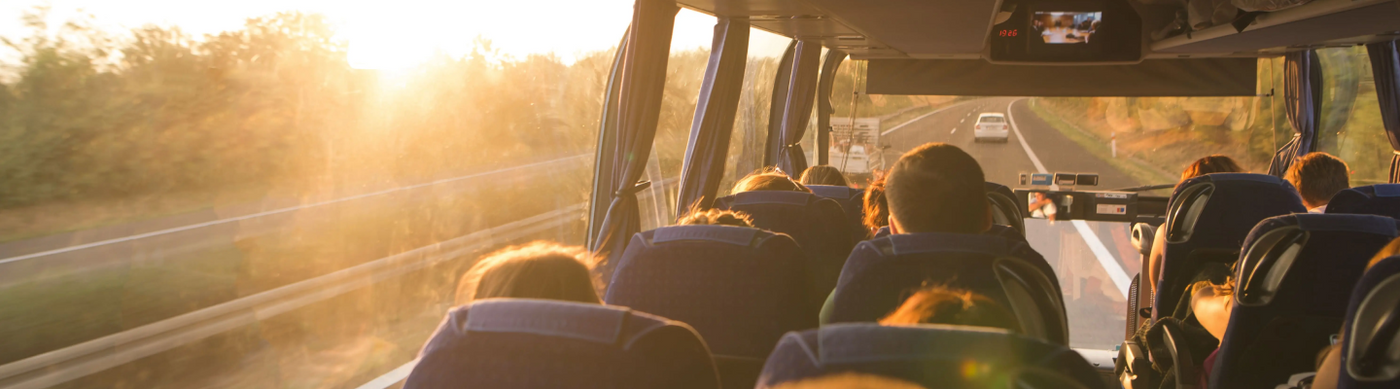 Passengers on a bus