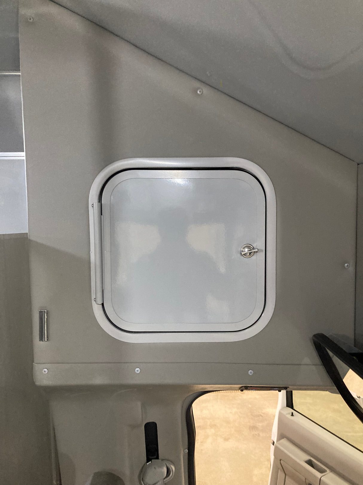 HA010133 HLE Electrical Panel Door 14x14 - Don Brown Bus Parts