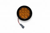 100TS0013 HLE 4" Round Amber Turn Light W/ Plug - Don Brown Bus Parts