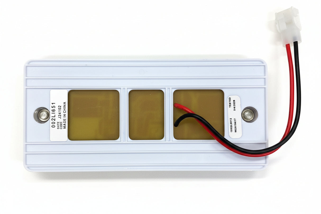 100DL0012 HLE 3x7 Dome Light W/ Plug - Don Brown Bus Parts
