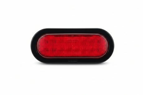 100CS0014 HLE Oval Stop-Tail Turn Red Light W/ Plug (3rd Brake Light) - Don Brown Bus Parts