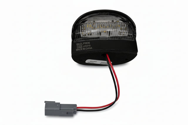 100LP0004 HLE License Plate Light W/ Plug - Don Brown Bus Parts
