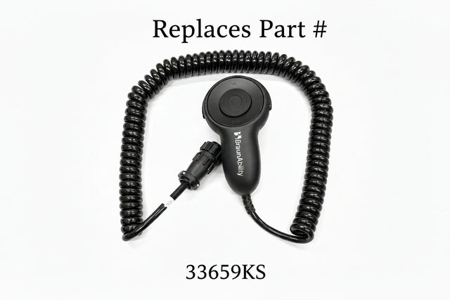 33659KS HAND PENDANT ASSY. KIT BRAUN LIFT New Part # 407609AKS - Don Brown Bus Parts