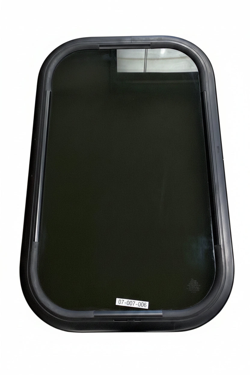 Rear Window on Back Wall, Dual Wheel, 15-5/8 X 25-5/8, School Bus 07-007-006 - Don Brown Bus Parts