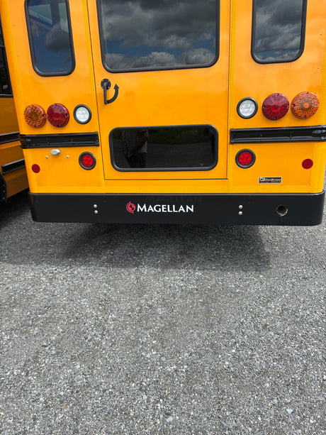 Collins / Magellan CB442263P BUMPER 10" STEEL EXH THRU GAS - Don Brown Bus Parts