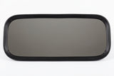 530 Rosco Assembly, Mirror, 6"x16", Flat, Black W/Bkt, Interior Safety Glass