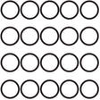 20 Pk Nitrile Seal-york/tecumseh Flange Port Comp MT0053