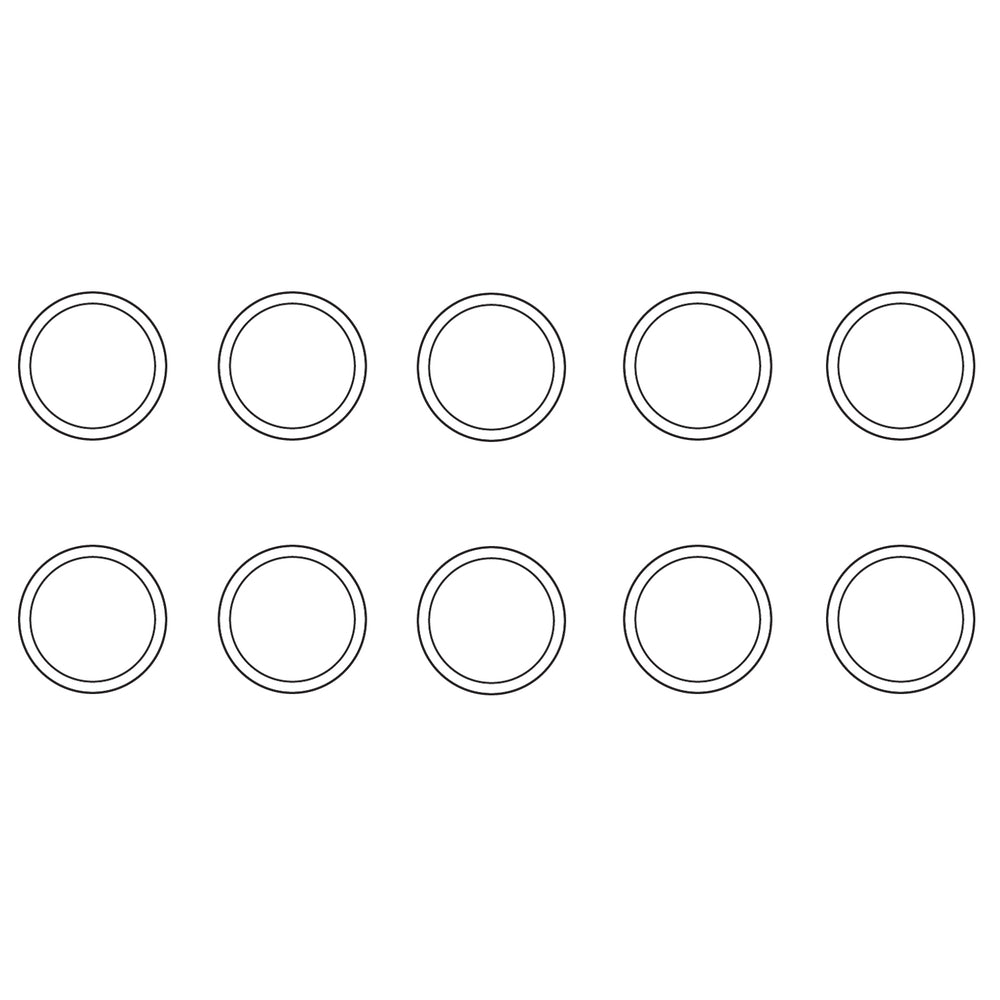 10 Pk Ptfe Seal-york/tecumseh Rotolock Port Comp MT0054-10
