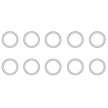 10 Pk Ptfe Seal-york/tecumseh Rotolock Port Comp MT0054-10