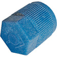 5 Pk R134A Valve Cap - Blue M9X1 Low Side Quick MT0061