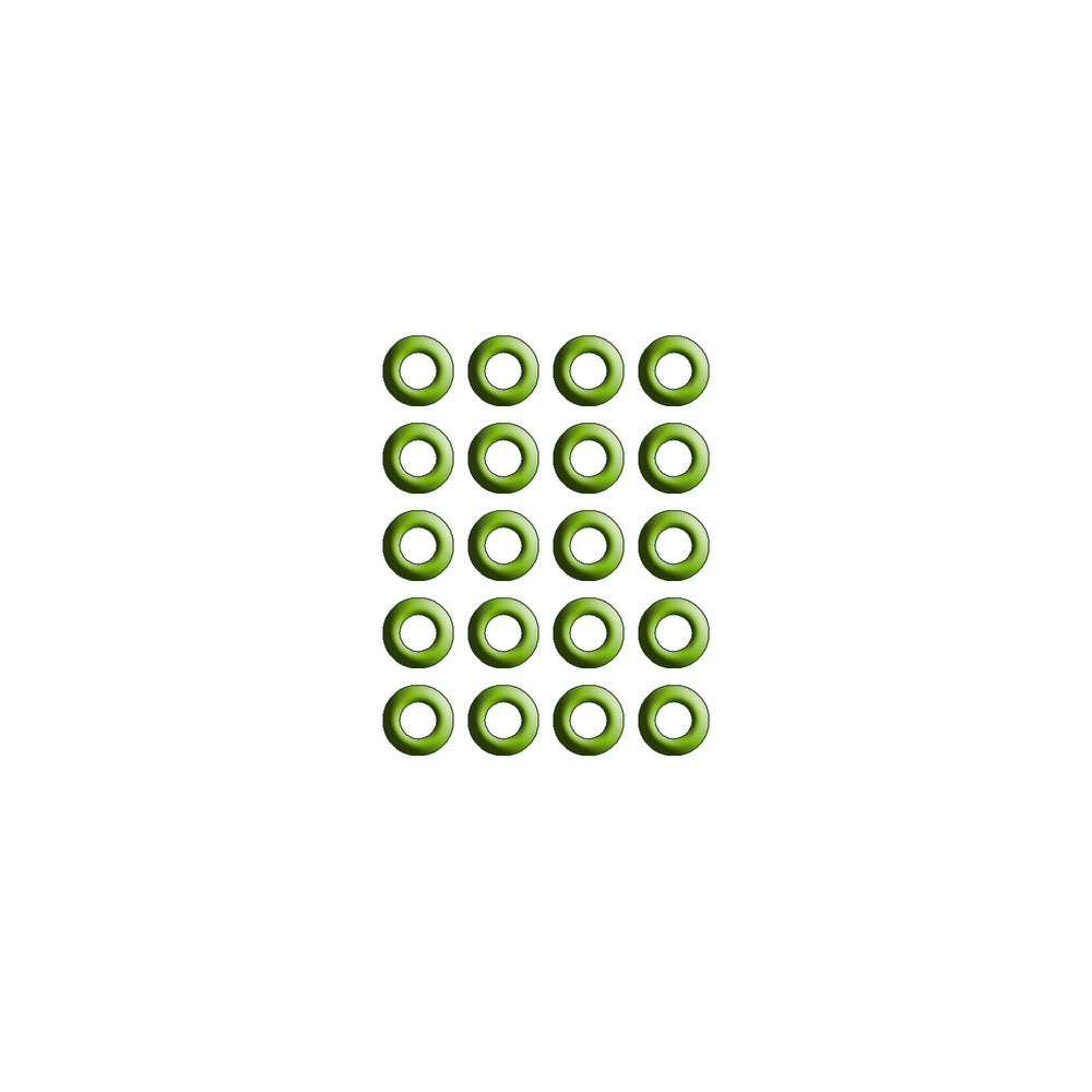 20 Pk Green HNBR O-ring - Gm Capillary Tube MT0228