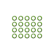 100 PER GREEN HNBR O-RING - #6 (3/8in) STANDARD MT0237-100