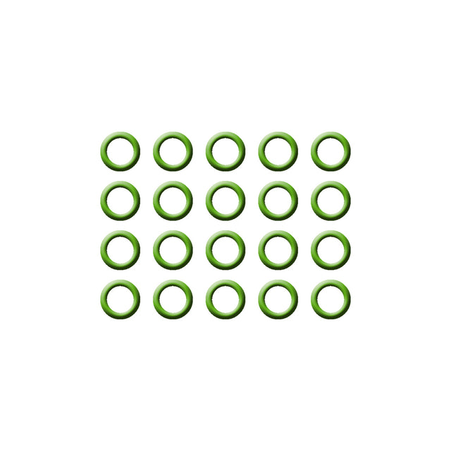 100 PER GREEN HNBR O-RING - #6 (3/8in) STANDARD MT0237-100