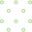 10 PK GREEN HNBR O-RING-R12 (7/16-20in) CYCLING SAAB MT0242-10
