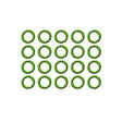 20 PK GREEN HNBR O-RING - #8 (1/2in) P-NUT MT0243