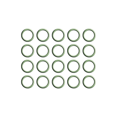20 PK GREEN HNBR O-RING - #8 (1/2in) STANDARD MT0250
