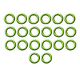 20 Per Green HNBR O-ring - Opel/vauxhall MT0252