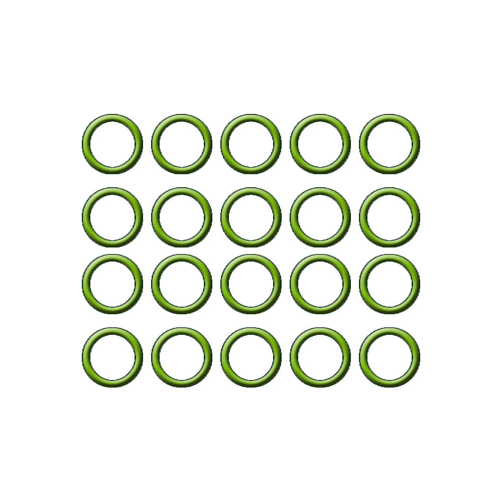 20 Per Green HNBR O-ring - Ford-uk MT0255